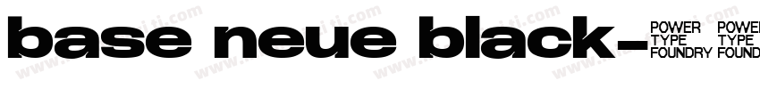 base neue black字体转换